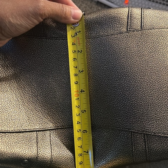 Coach Metallic Leather Rhyder Large Satchel - Picture 14 of 14